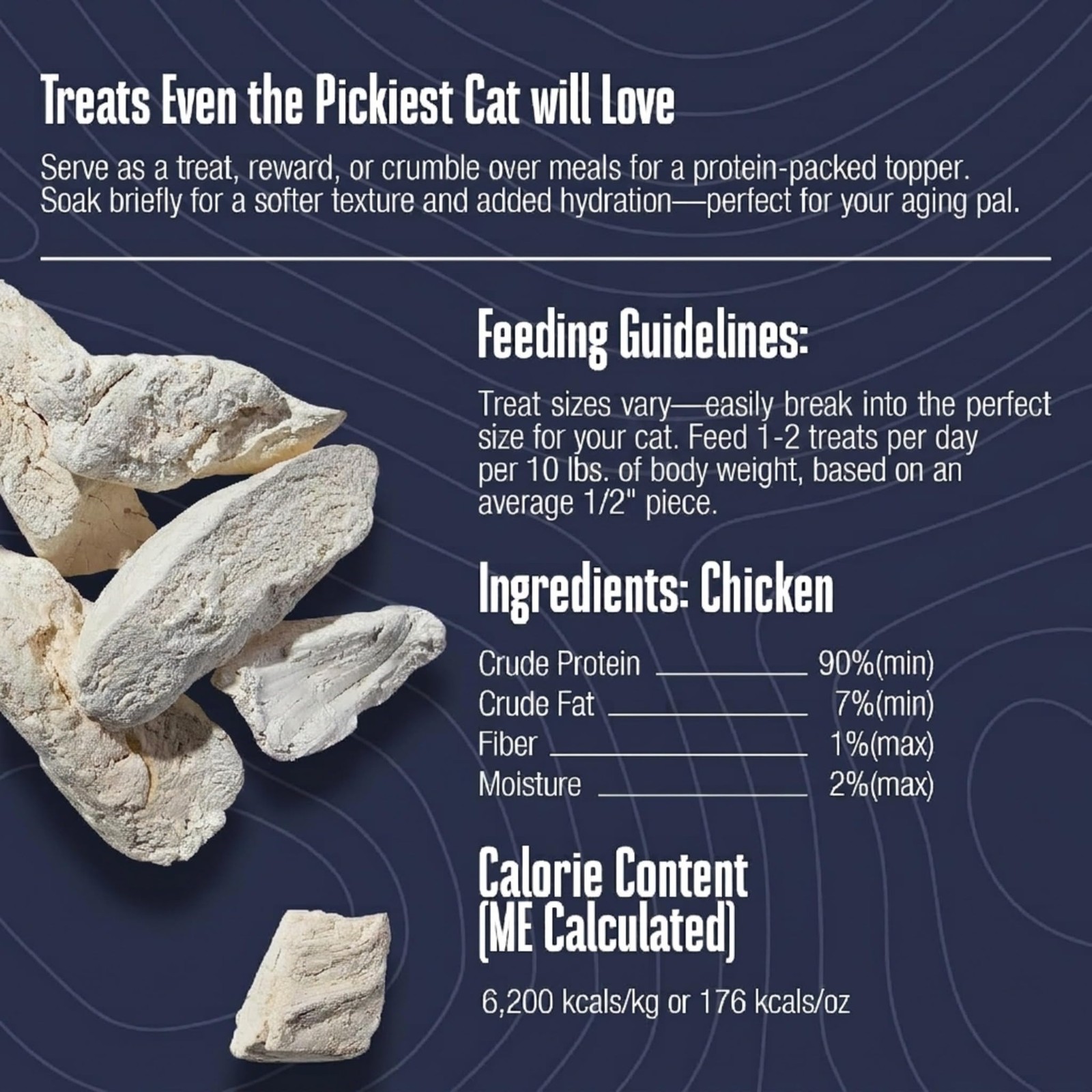 Whole Life Cat Just One Chicken Freeze Dried Cat Treats – Human Grade High Pr…