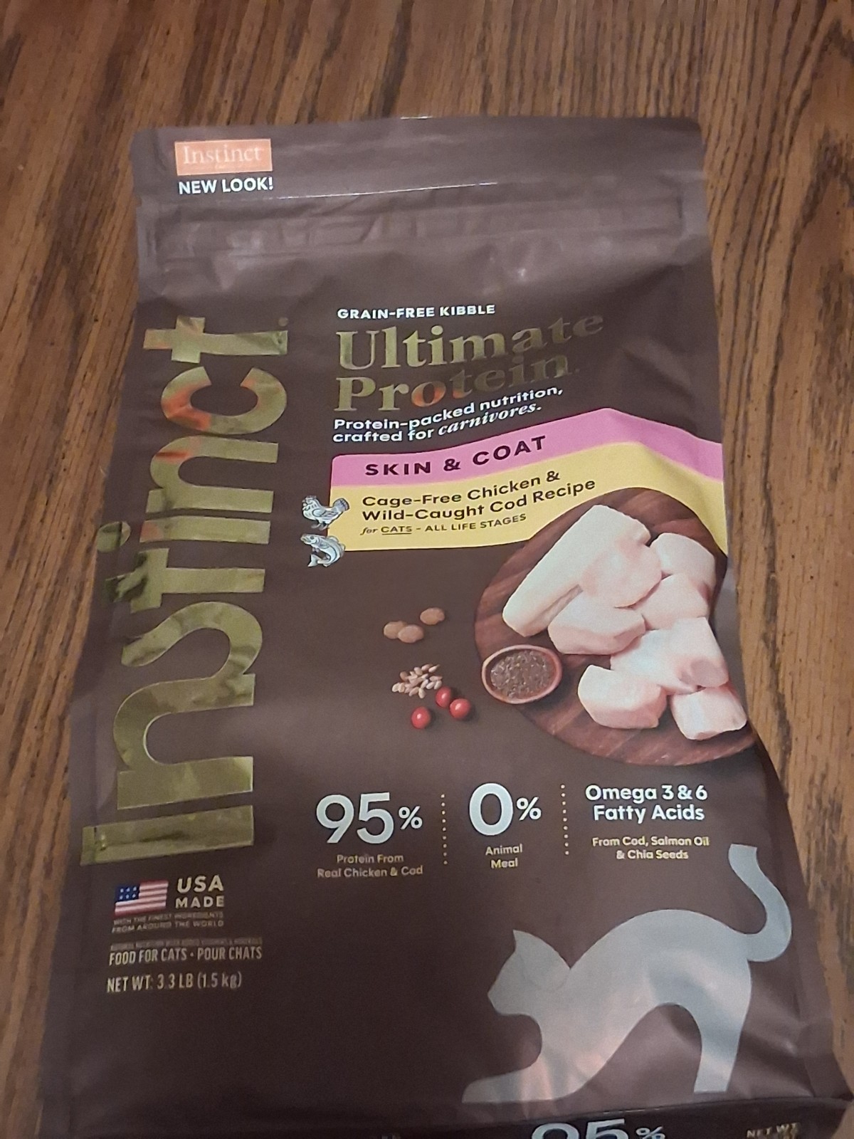 Instinct Ultimate Protein Grain Free Cage Free Chicken And Wild Cod Recipe