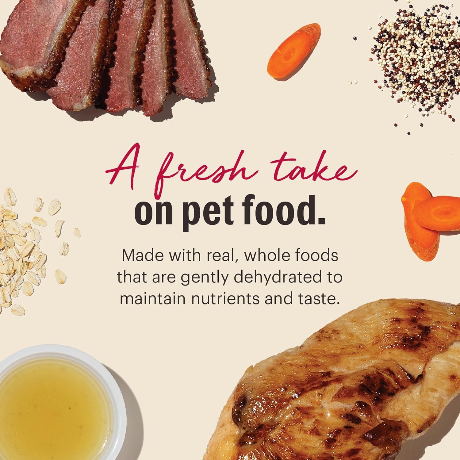 The Honest Kitchen Human Grade Dehydrated Dog Food, Gourmet Grains Dog Food, Chi