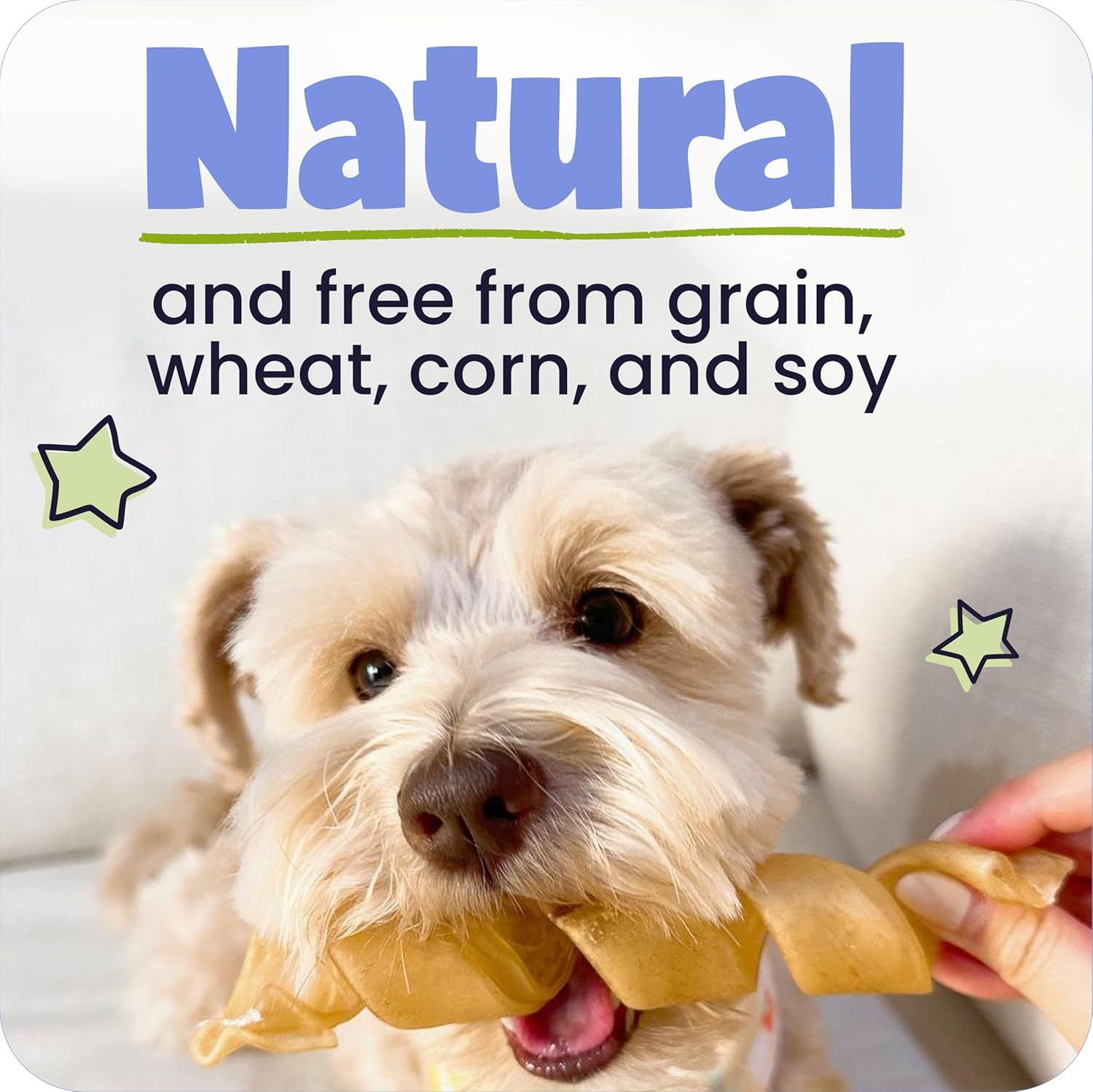 Pawstruck Natural Large Collagen Stick Barbells for Dogs – Vet-Approved Long Las