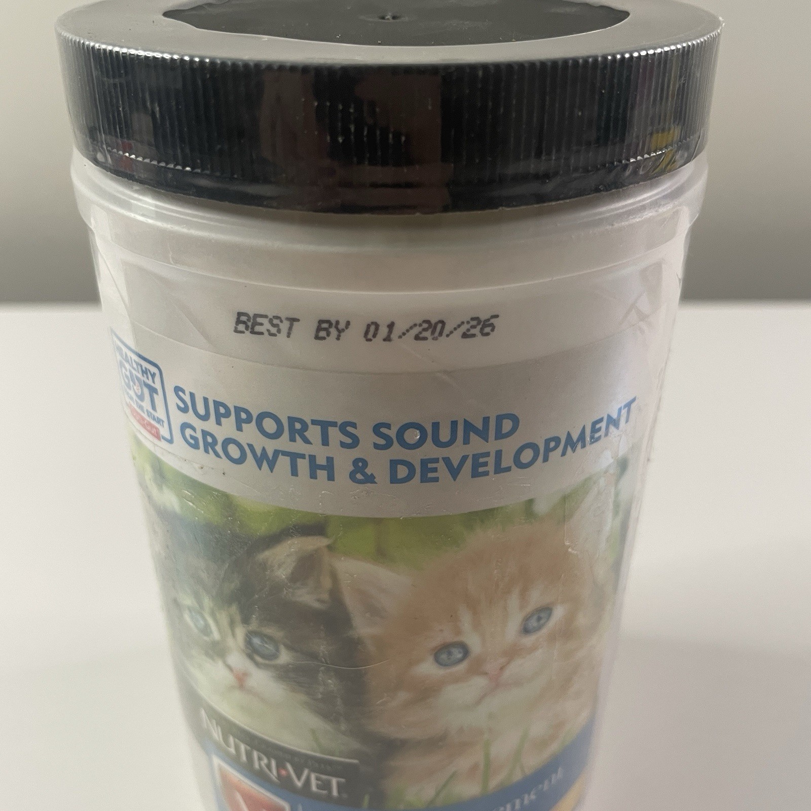 Nutri-Vet Milk Replacement For Kittens 12 Oz BB 1/20/26 Probiotics Formula