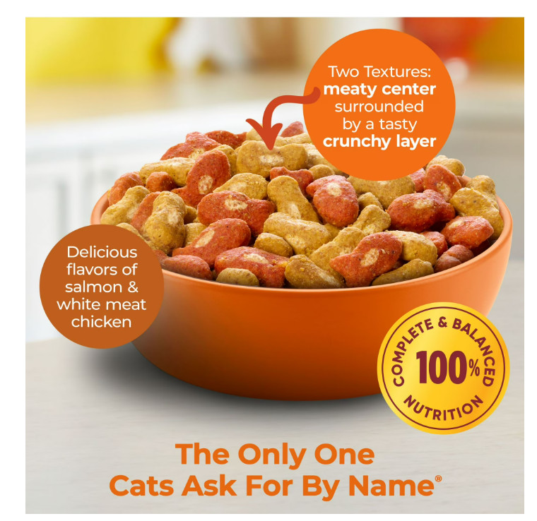 Salmon & White Meat Chicken Flavor Tender Centers Cat Food Bag