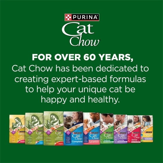 Purina Cat Chow Indoor Healthy Weight and Hairball Chicken Dry Cat Food, 40 Lb.