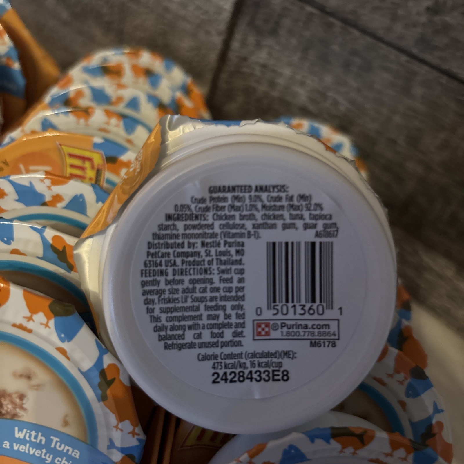 Purina Friskies Lil’ Soups Cat Food tuna 25 Cups 1.2 oz