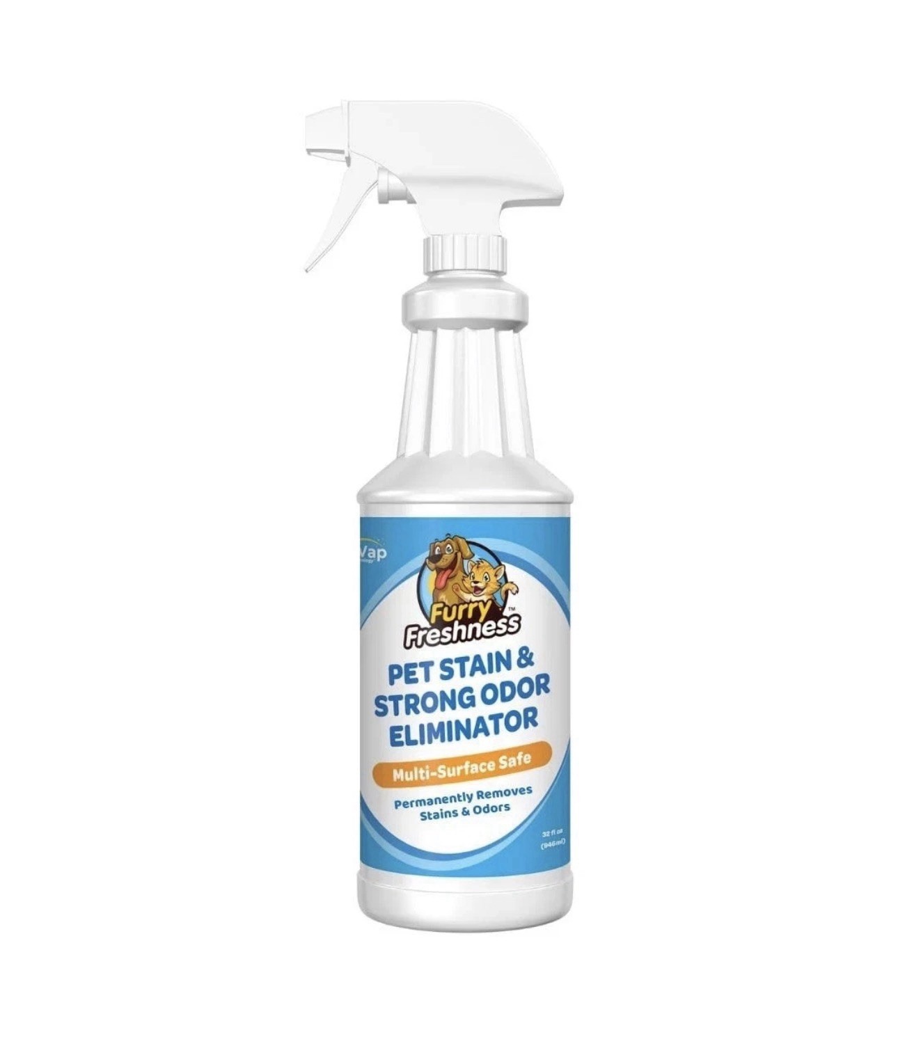 FurryFreshness Extra Strength Cat or Dog Pee Stain & Permanent Odor Remover + Sm