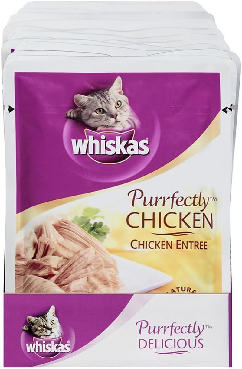 Purrfectly Chicken Wet Cat Food Chicken Entree Flavor 3 Ounces (24 Count)