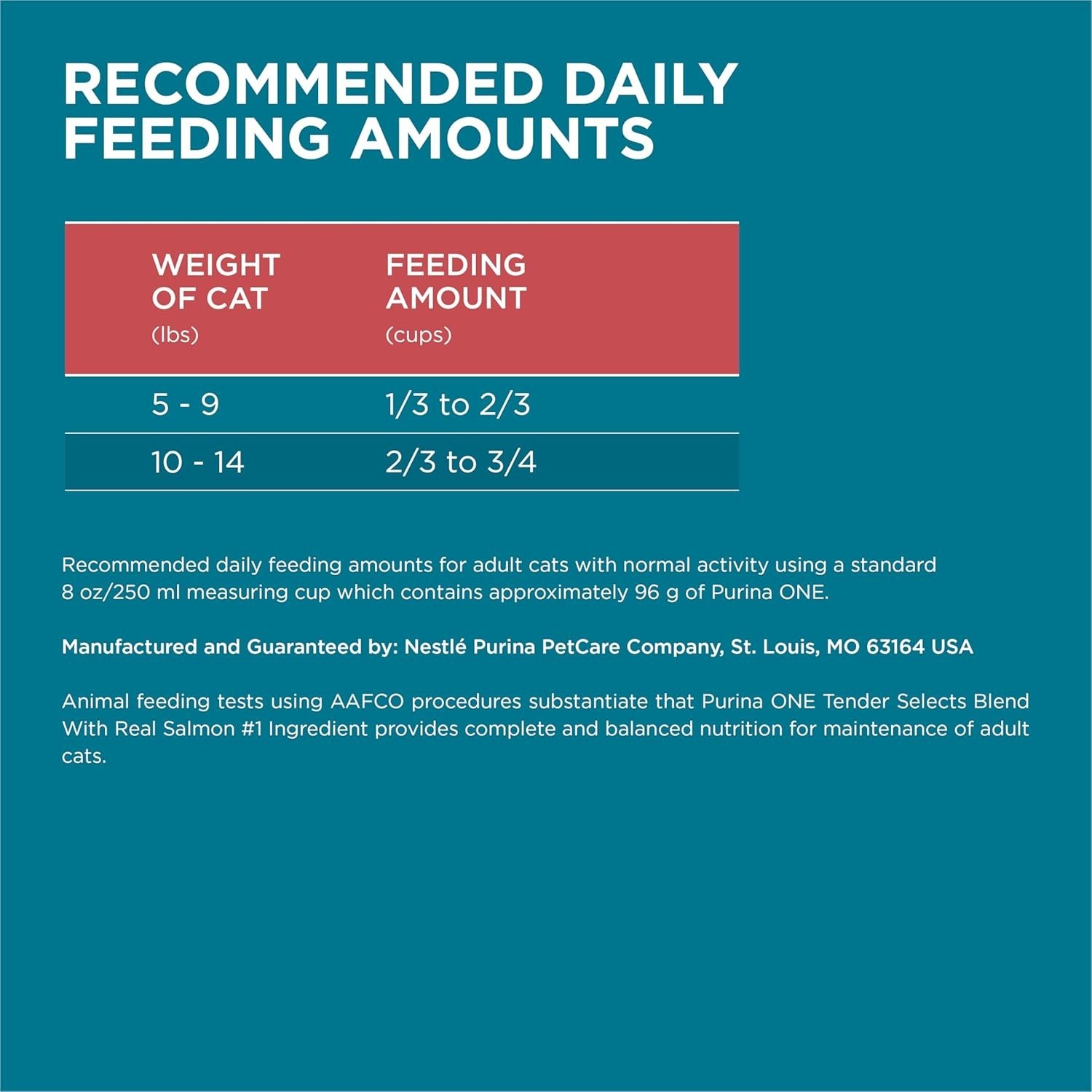 Purina ONE Natural Dry Cat Food, Tender Selects Blend With Real Salmon – 16 lb