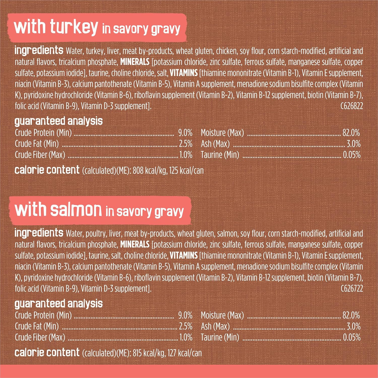 Purina Extra Gravy Wet Cat Food Chunky 24Ct Variety Pack (With Chicken, Turkey,