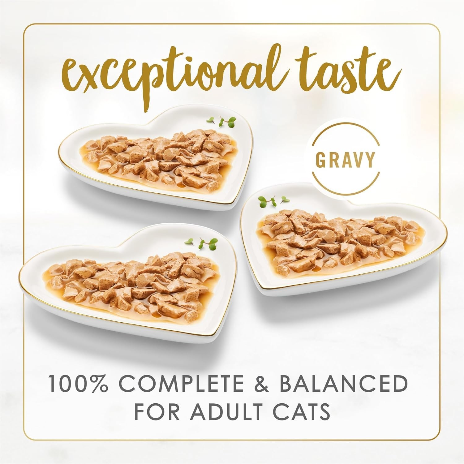 Purina Gravy Lovers Gourmet Cat Food Variety Pack – Poultry & Beef, 30 x 3 oz