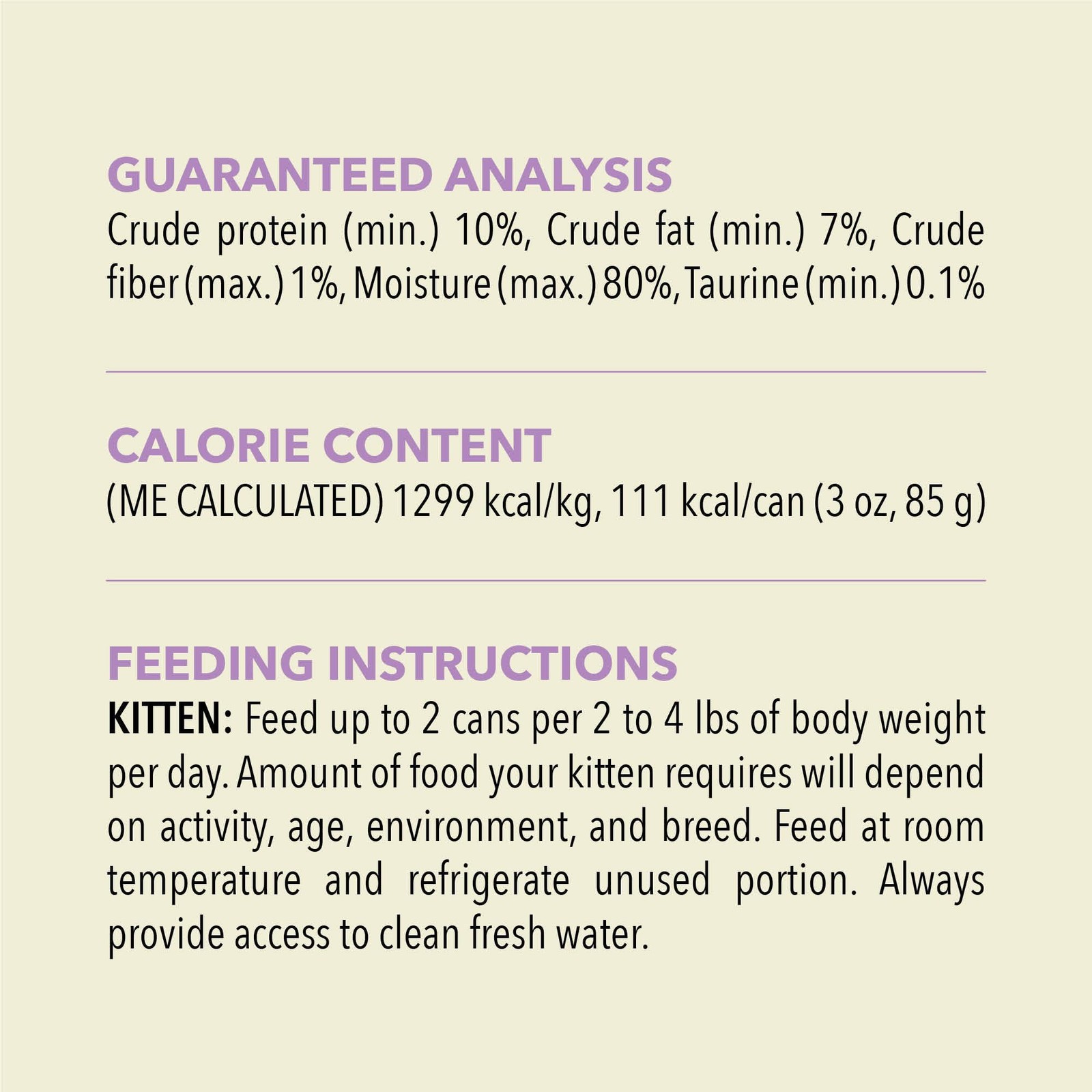ACANA Premium Pate Kitten Wet Cat Food in Bone 5.5 Ounce (Pack of 6), Purple
