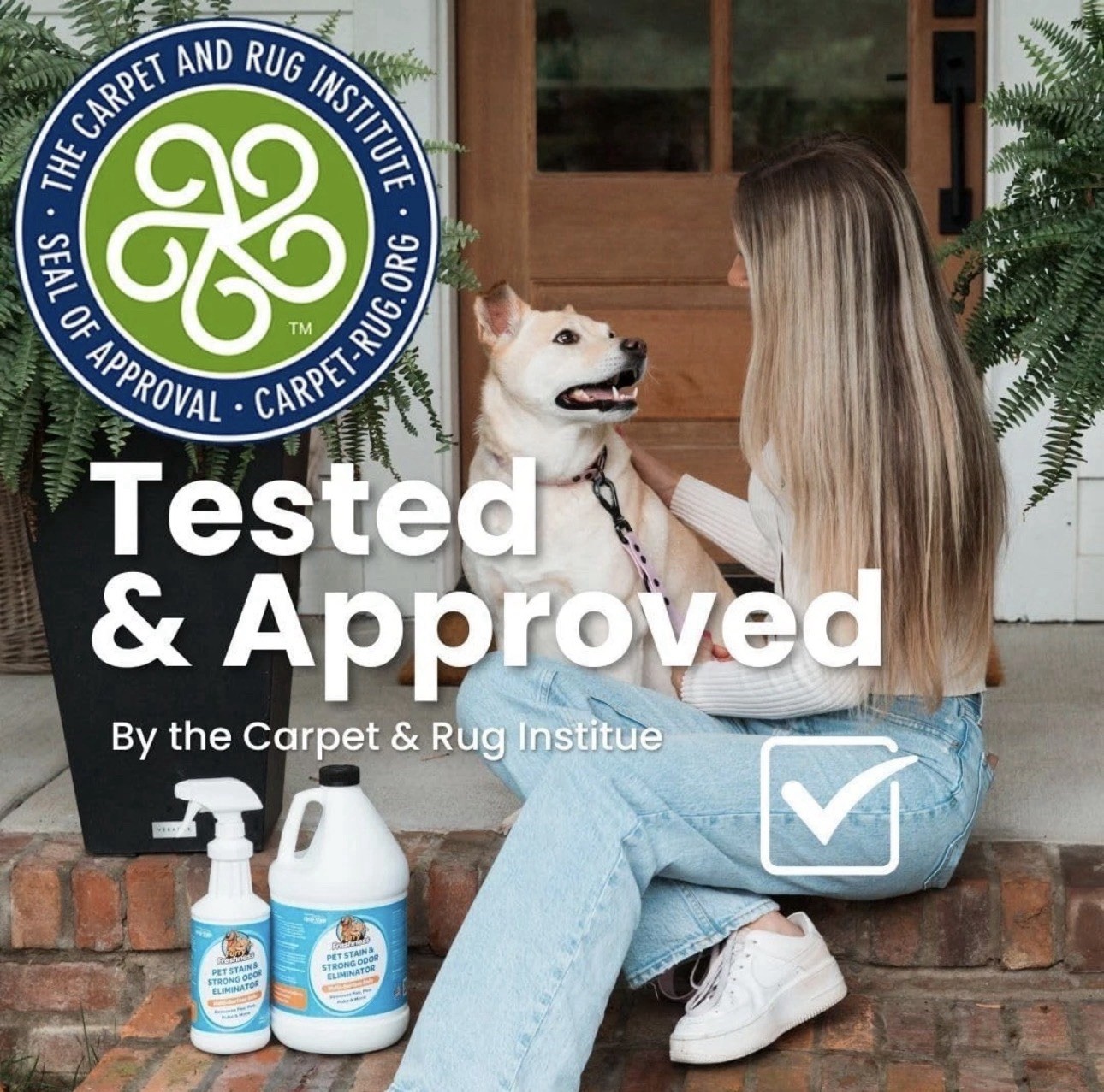 FurryFreshness Extra Strength Cat or Dog Pee Stain & Permanent Odor Remover + Sm