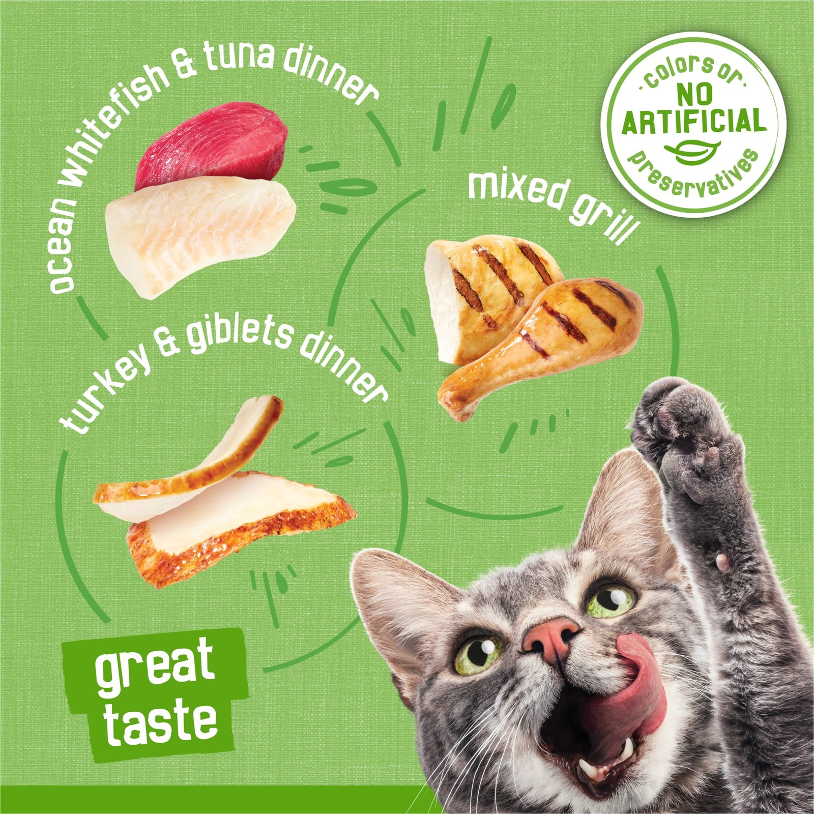 Classic Pate Variety Pack Wet Cat Food, 5.5 oz Cans, 24 Pack