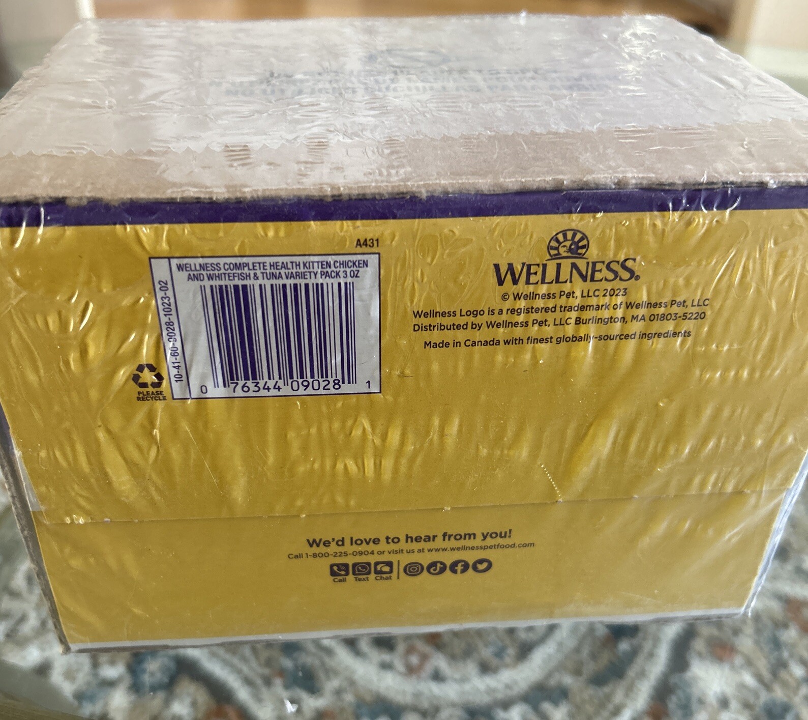 Complete Pate Kitten Wet Cat Food, Natural, Protein-Rich, Grain Free, 12 Pack