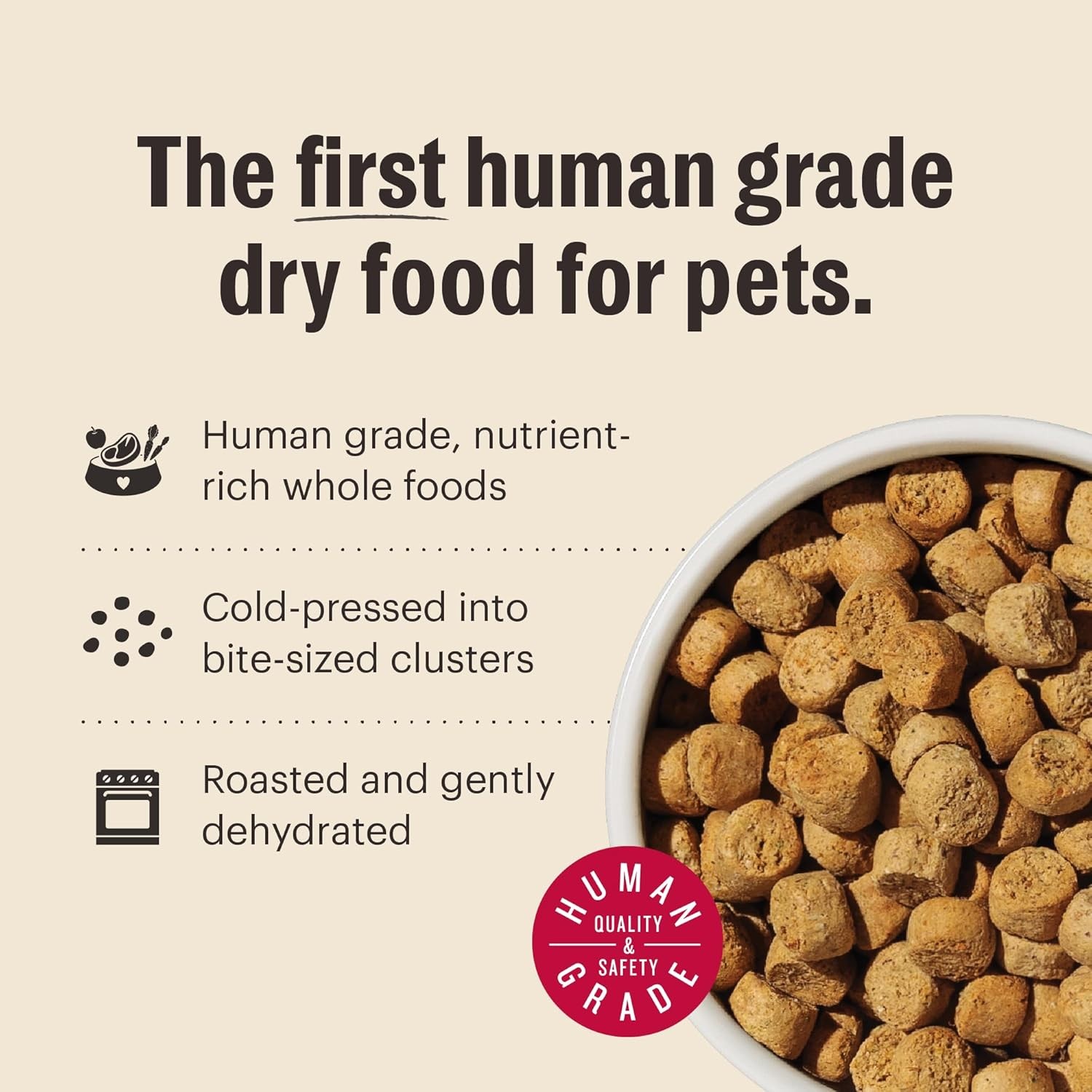 The Honest Kitchen Whole Food Clusters Puppy Grain Free Chicken Dry Dog Food, 20