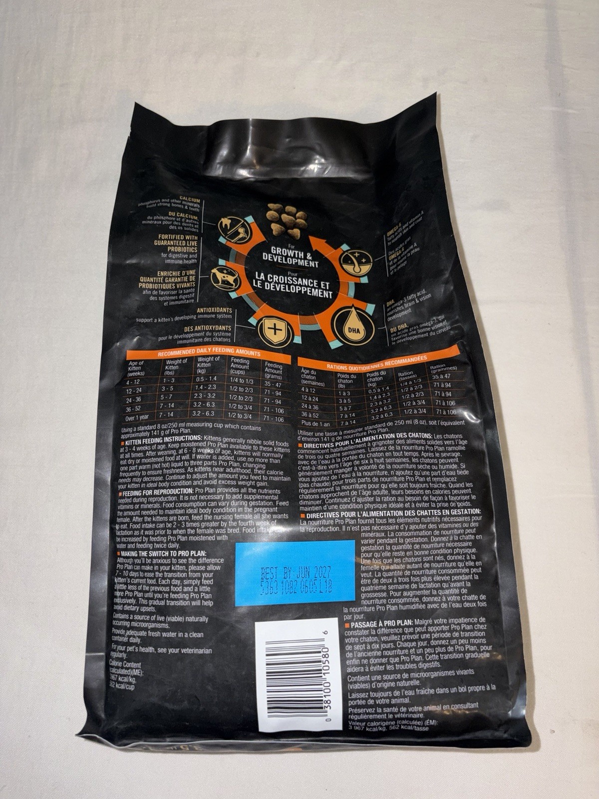 Purina Pro Plan Complete Essentials Kitten Food Chicken&Rice NEW 3.5lb Bag 06/27