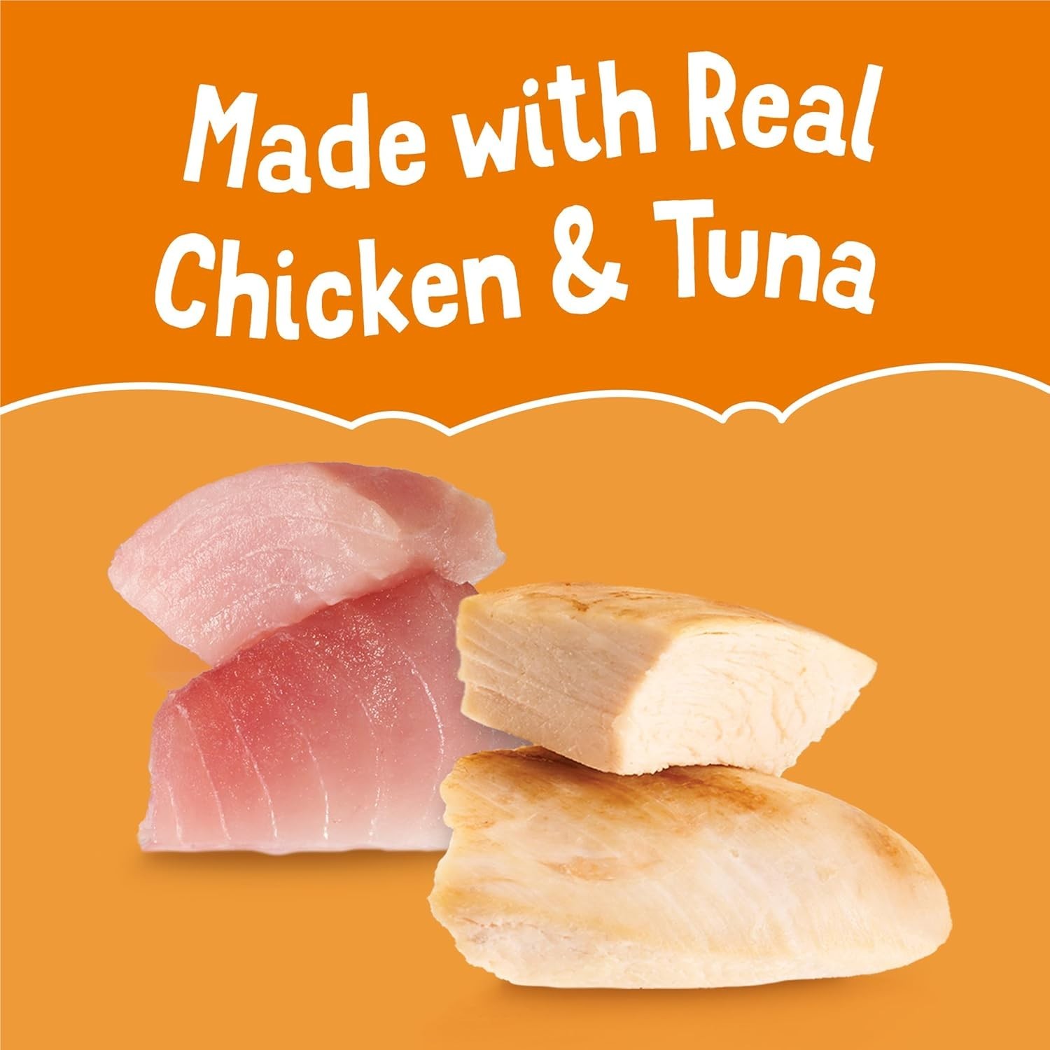 Purina Lil’ Soups Grain-Free Cat Treats: Flaked Chicken in Tuna Broth, 8 Tub …