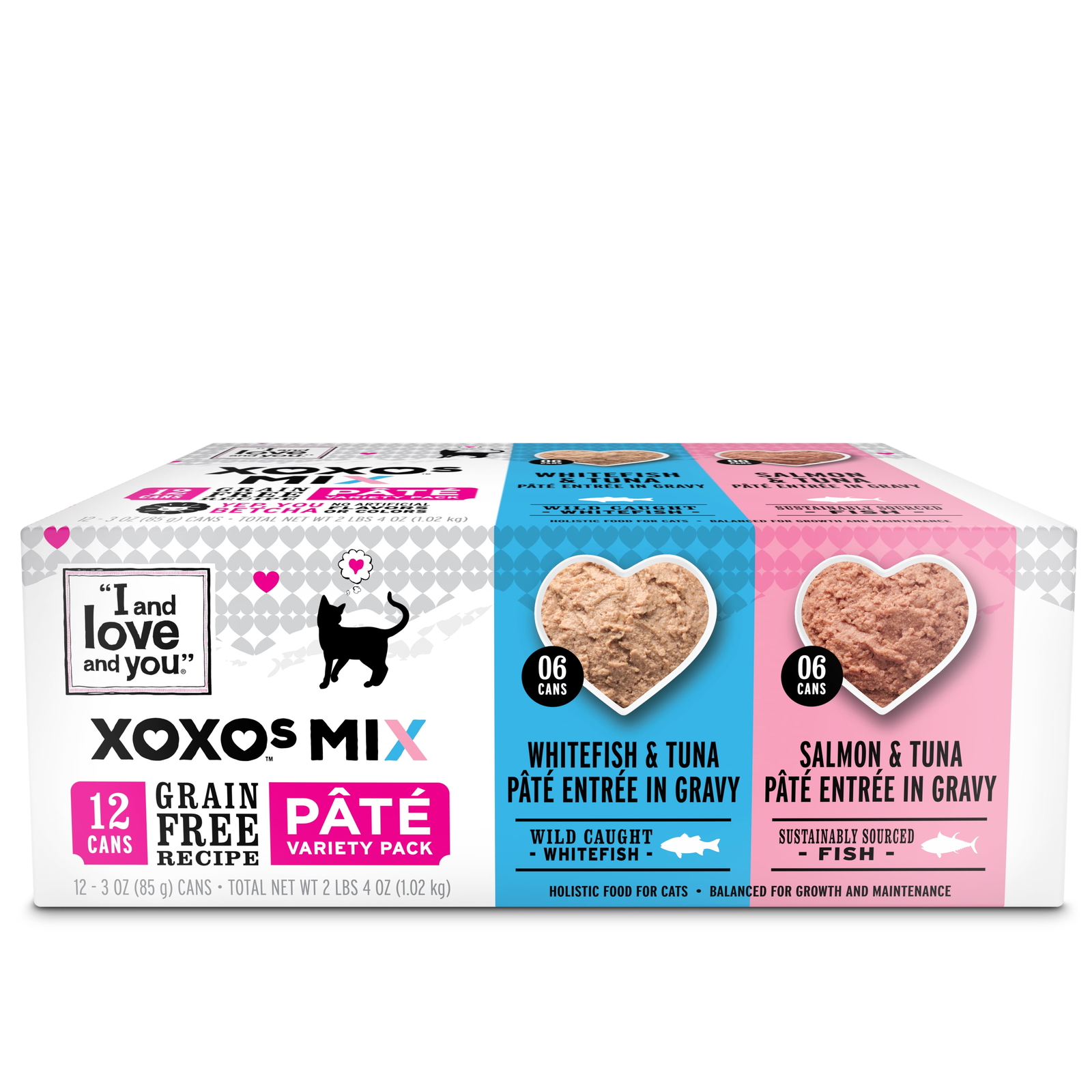 Xoxos, Whitefish, and Tuna Pate’ Canned Wet Cat Food