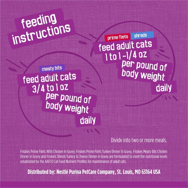 Purina Shreds; Prime Filets with Chicken, Turkey and Cheese Flavor Wet Cat Food