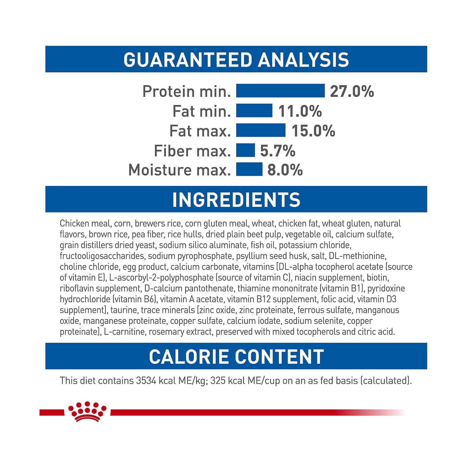 Royal Canin Feline Health Indoor Adult Dry Cat Food Nutrition Size: 15 Lb