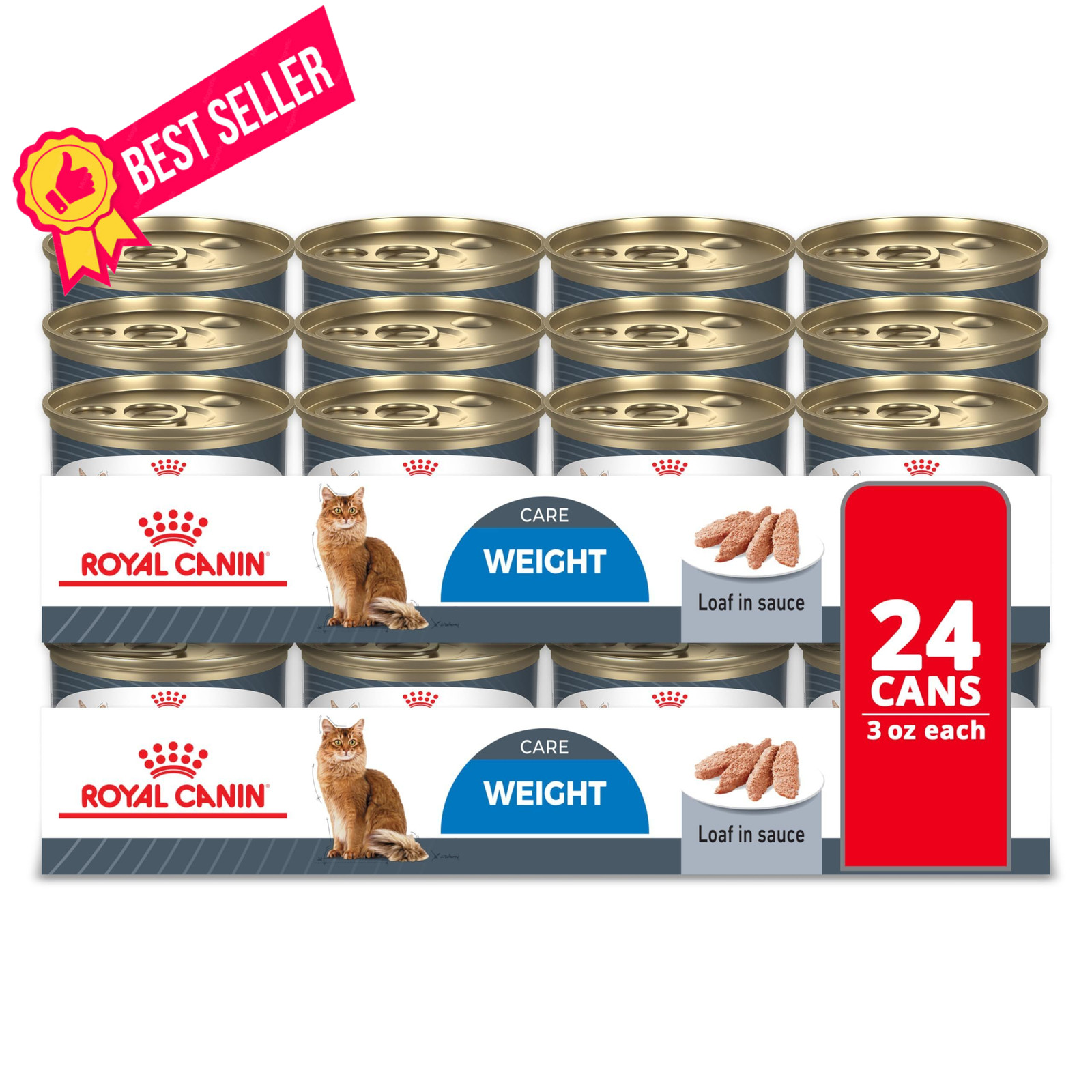 Royal Canin Feline Care Nutrition Weight 3 Ounce (Pack of 24), White/Blue