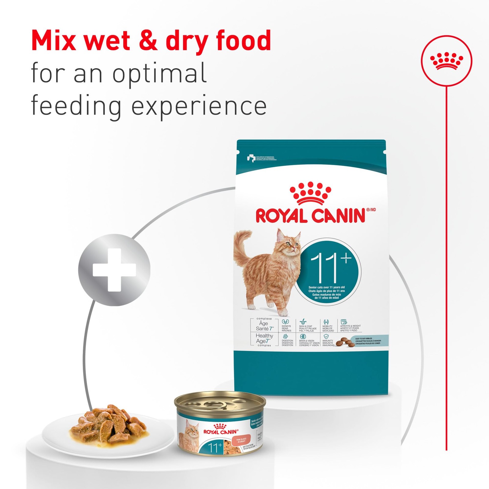 Royal Canin Feline Health Nutrition Aging 11+ Wet Cat 3 Ounce (Pack of 12)