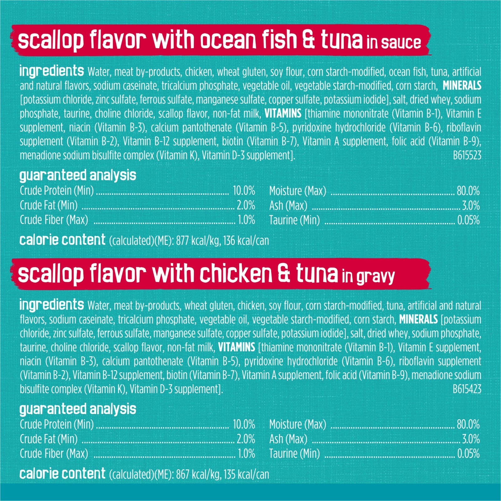 Wet Cat Food Variety Pack, Tasty Treasures Prime Filets, 24 Pack, 5.5 oz Cans