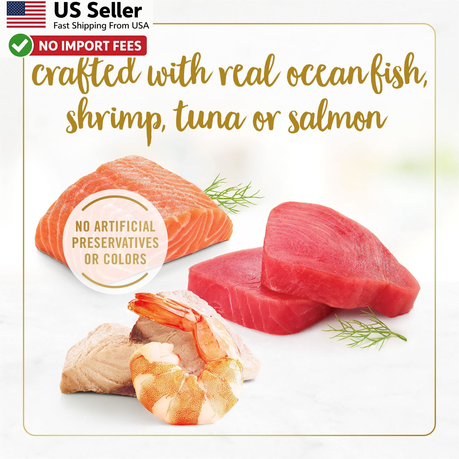 Purina Fancy Feast Grilled Seafood Collection Wet Cat Food Variety 24 Pack USA