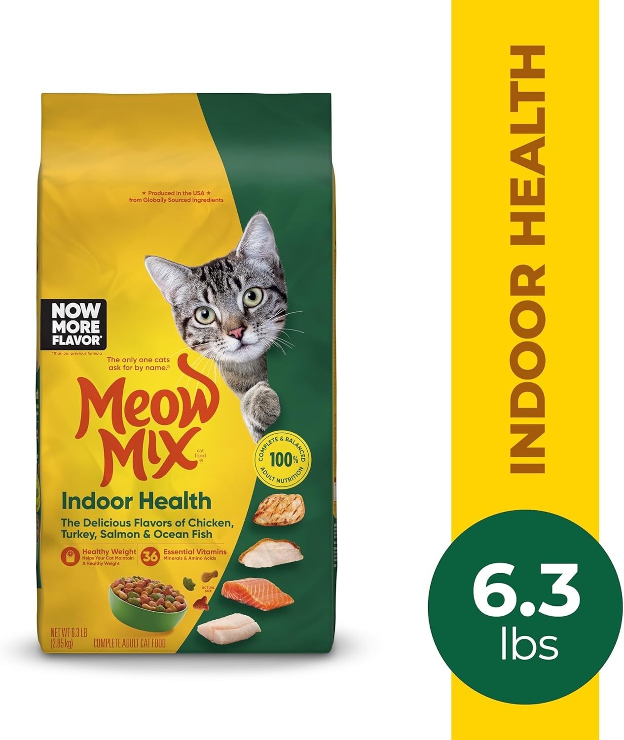 Balanced Nutrition Dry Cat Food, 6.3 lbs – Irresistible Flavor for Adults