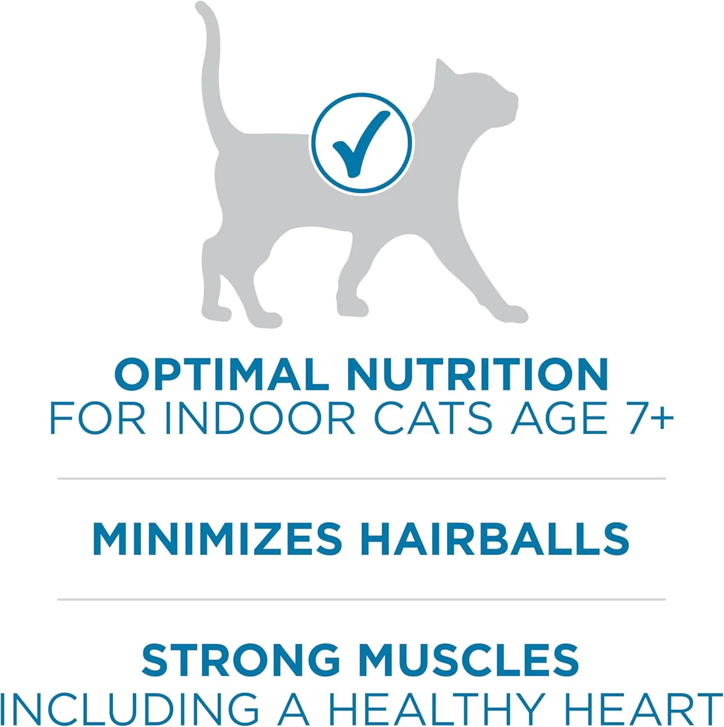 Purina ONE High Protein, Natural Senior Dry Cat Food, Indoor Advantage Senior+ –