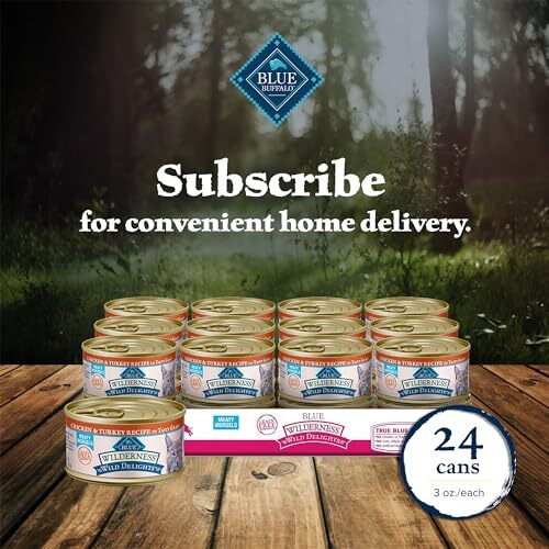 Blue Buffalo Wilderness Grain Free Wet Cat Food 24 Count Chicken Turkey 3 oz