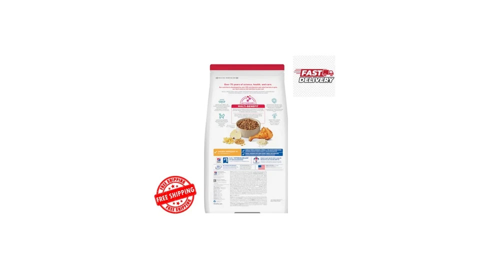 Hill’s Science Diet Senior 7+ Indoor Chicken Recipe Dry Cat Food, 15.5 lbs.