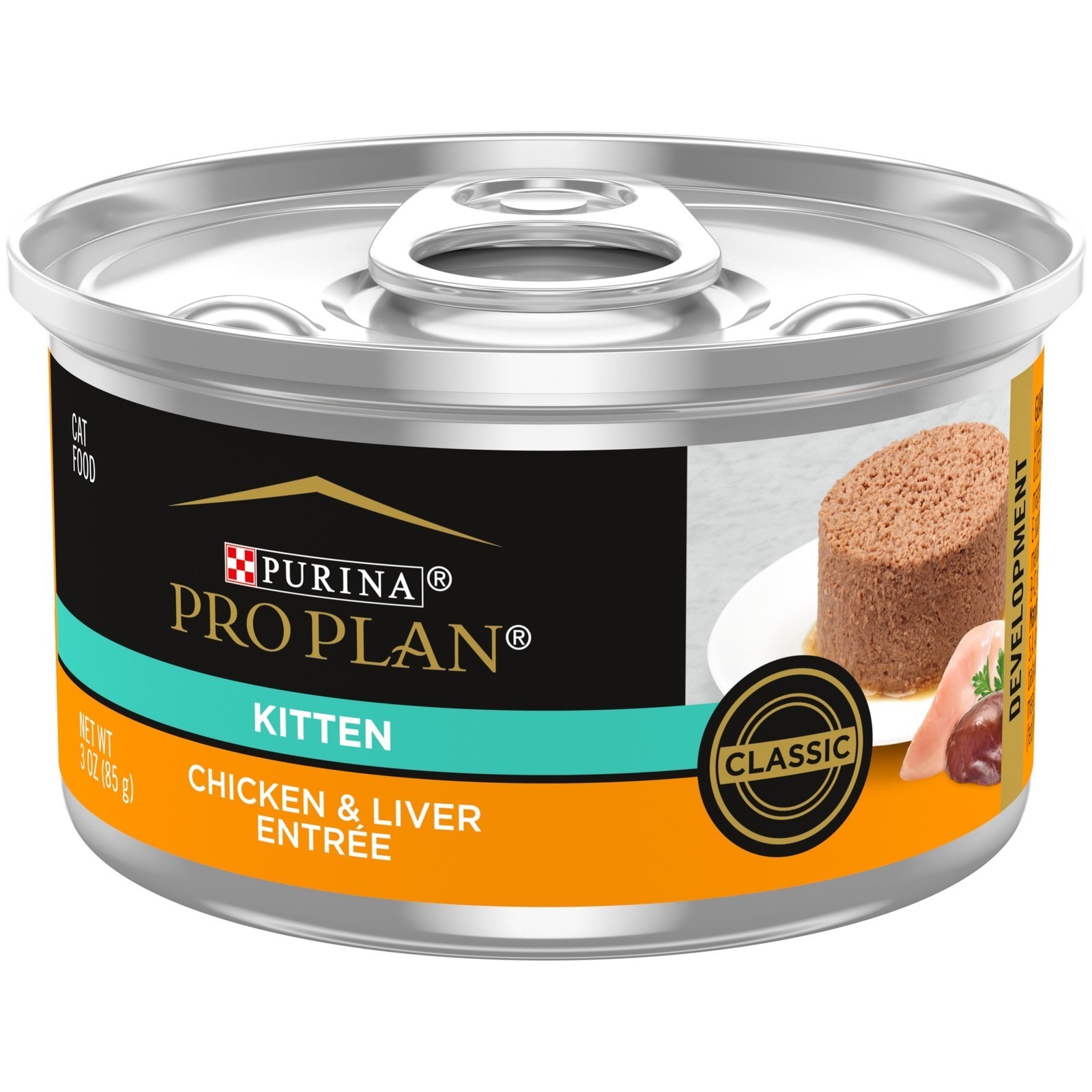 3 oz Can Chicken Liver Kitten Food W/ Natural & No Artificial Flavors
