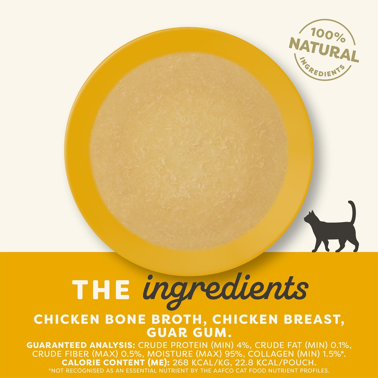 Applaws Chicken Breast Bone Broth Cat Food Topper 3 Ounce (Pack of 12)