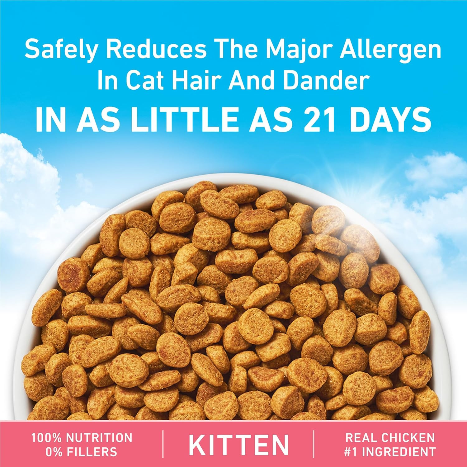 Liveclear Allergen-Reducing Dry Kitten Food Formula with Real Chicken as the Num
