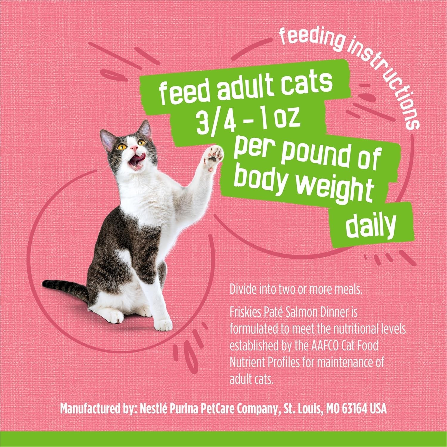 Purina Salmon Dinner Wet Cat Food Pate – 100% Balanced Nutrition, 24 Count