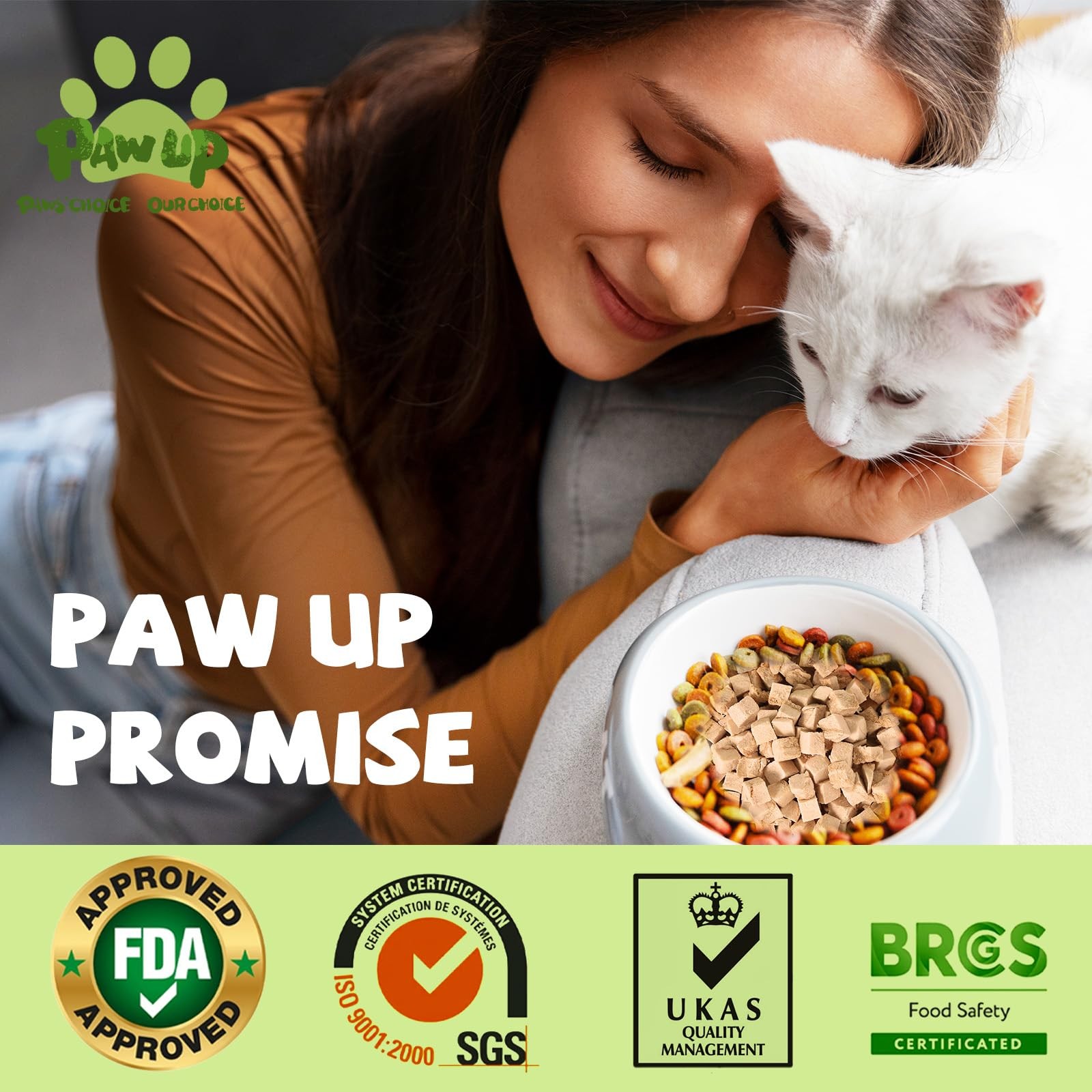 PAWUP Freeze Dried Chicken for Dogs Cats, High Protein 4.6 Ounce (Pack of 1)
