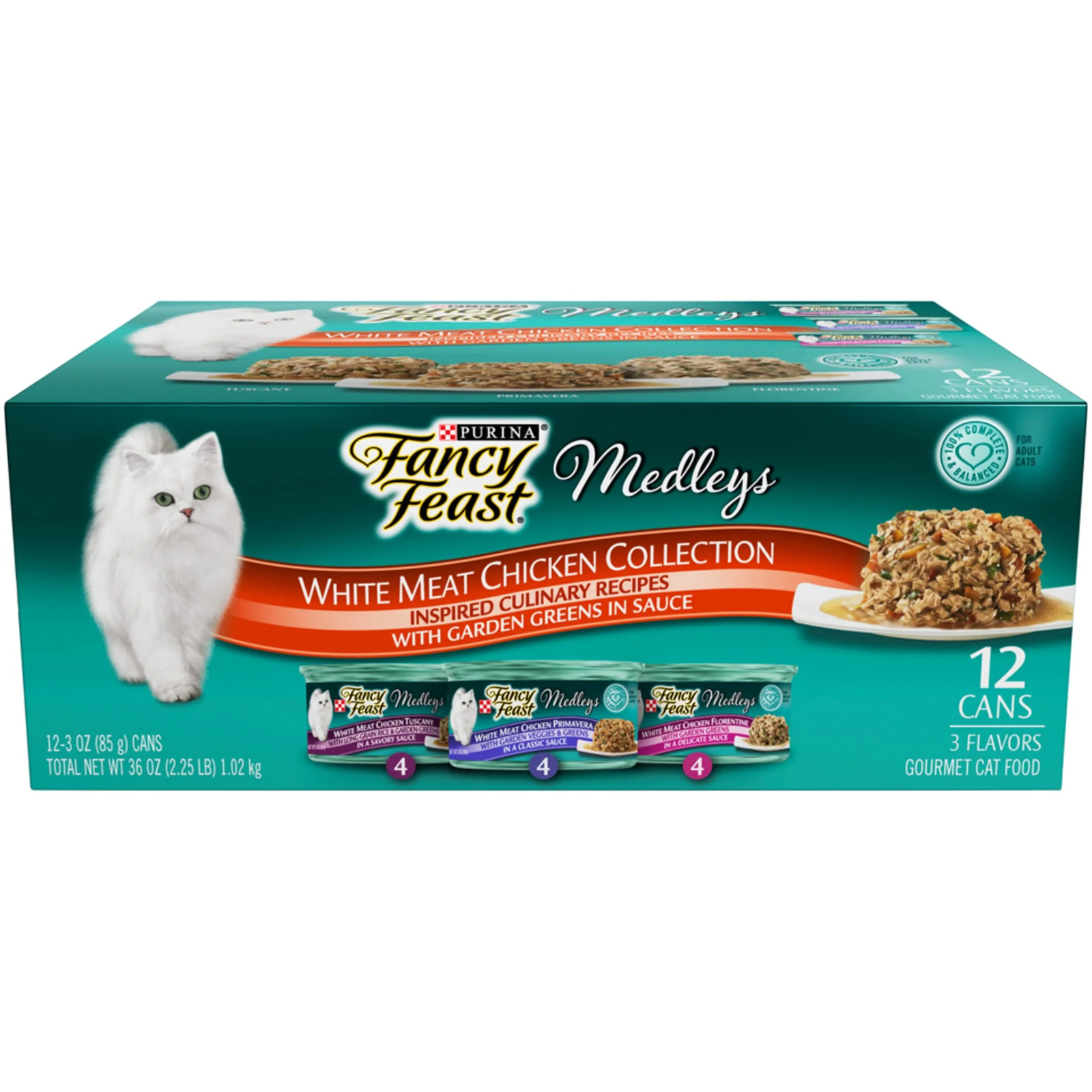 Purina Medleys Kitten Food, Wet Cat Food, White Meat Chicken , 3 Oz