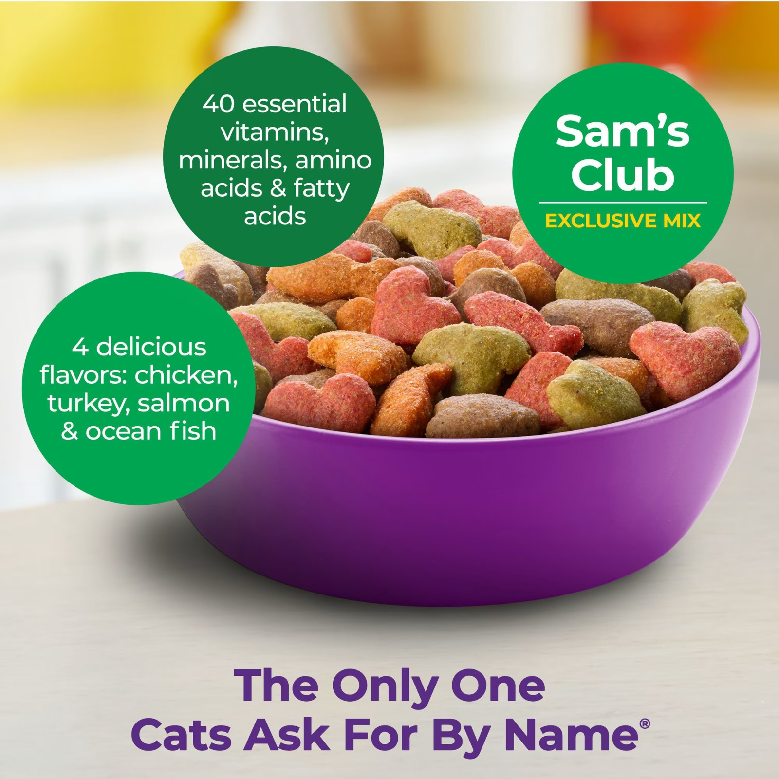 Meow Mix, Original Choice Flavor Adult Dry Cat Food, Heart Healthy & Oral 32 LBS