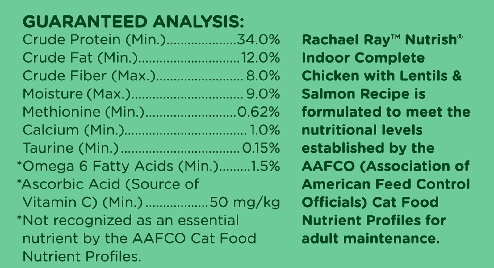 Indoor Complete Natural Premium Dry Cat Food Chicken With Lentils Salmon Recipe