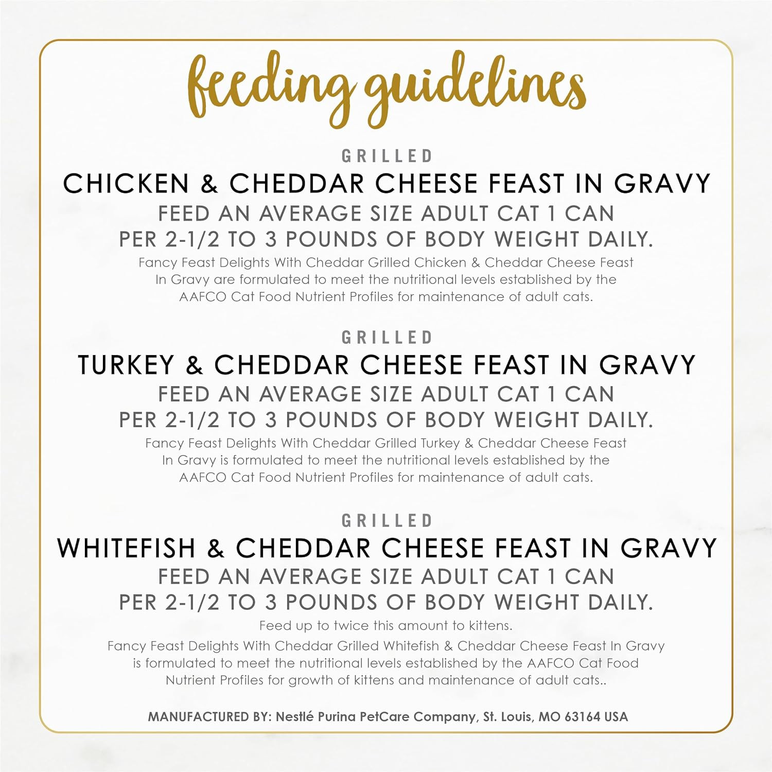 Purina Delights with Cheddar Grilled Chicken, Turkey or Whitefish and Cheddar C