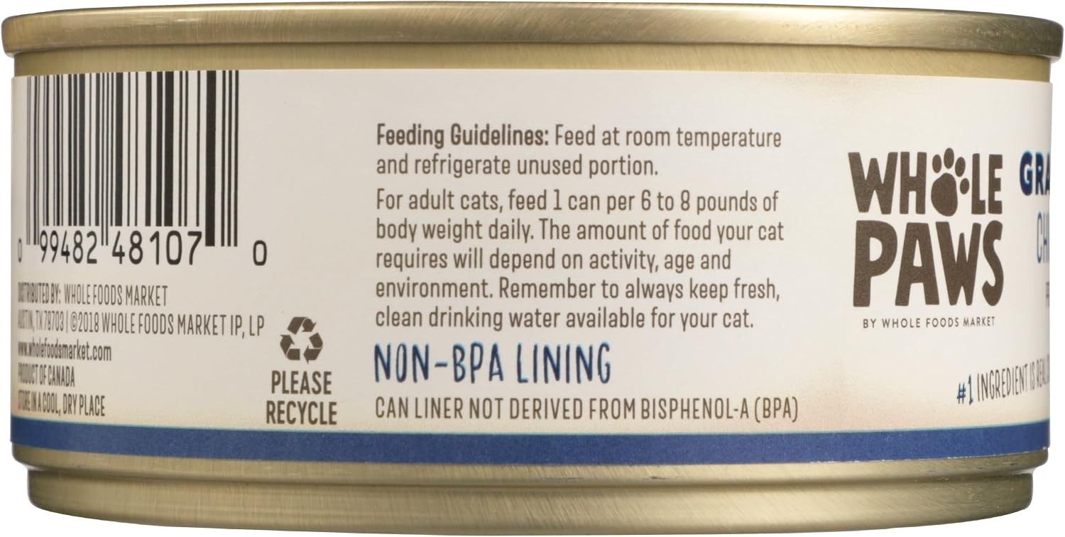 Grain-Free Wet Cat Food – Delicious Chicken Paté in 5.5 oz Can