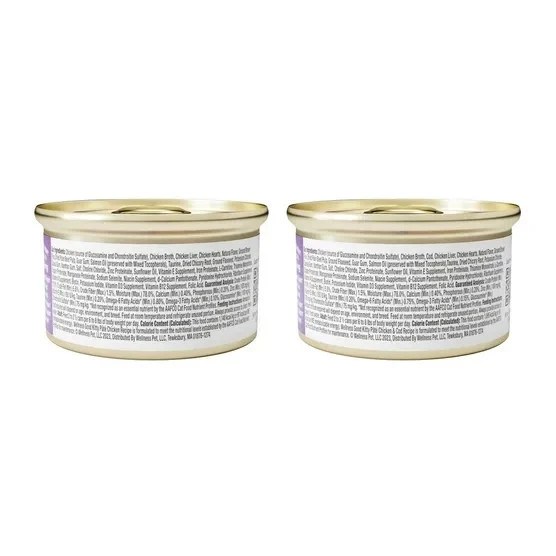 Wellness Good Kitty Wet Cat Food Pate Variety Pack, 3 oz, 24-count