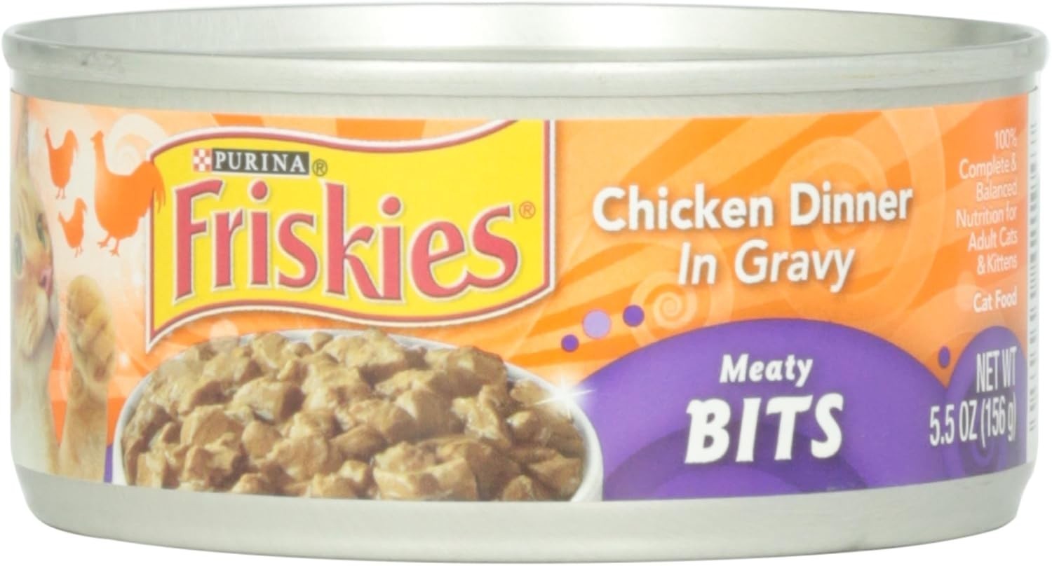 Delicious Chunky Chicken Dinner in Gravy – 5.5 Oz for Active Adult Cats