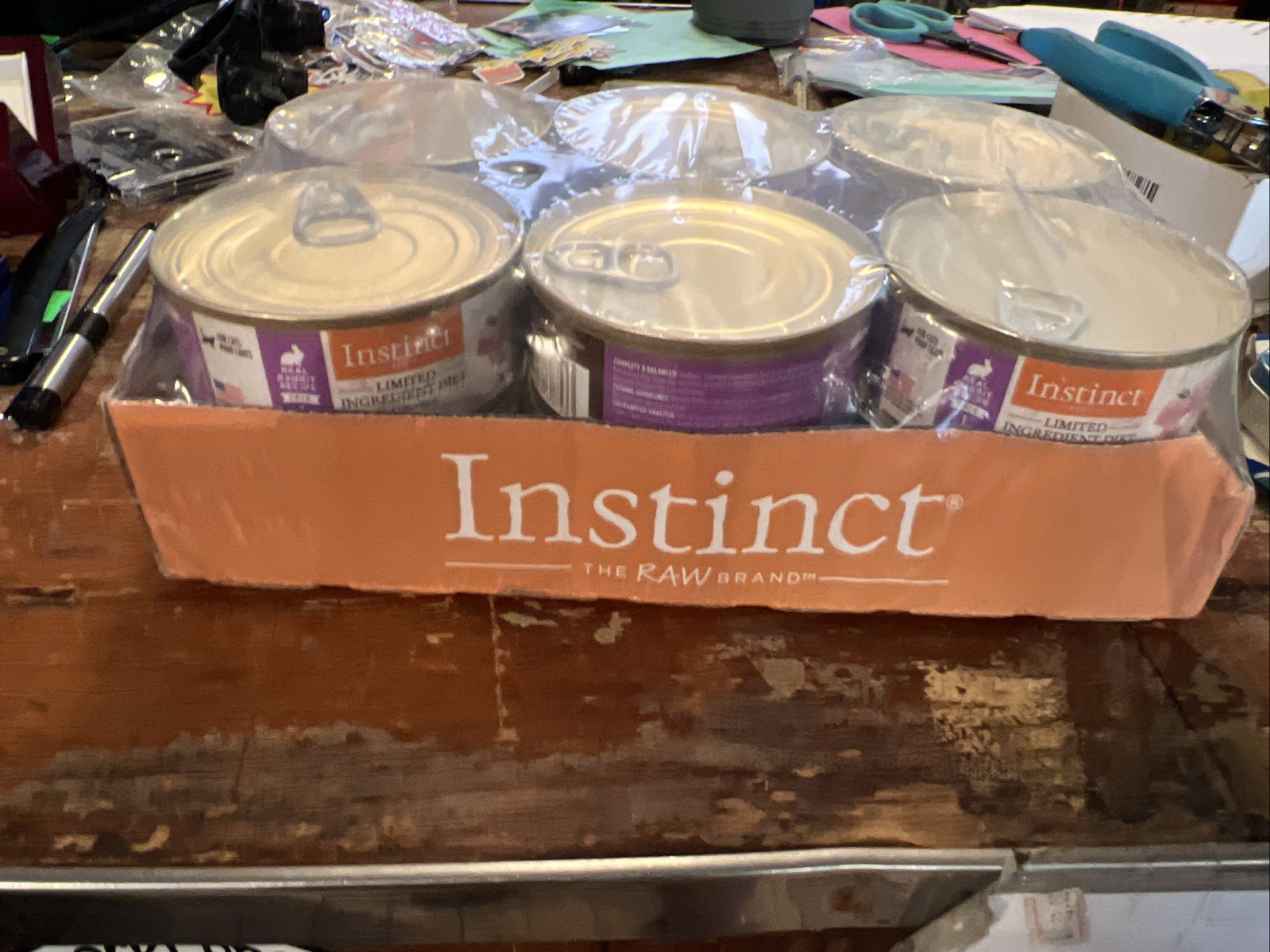 Instinct LID Real Rabbit Wet Cat Food Pate 5.5oz Cans Case of 12 Grain Free
