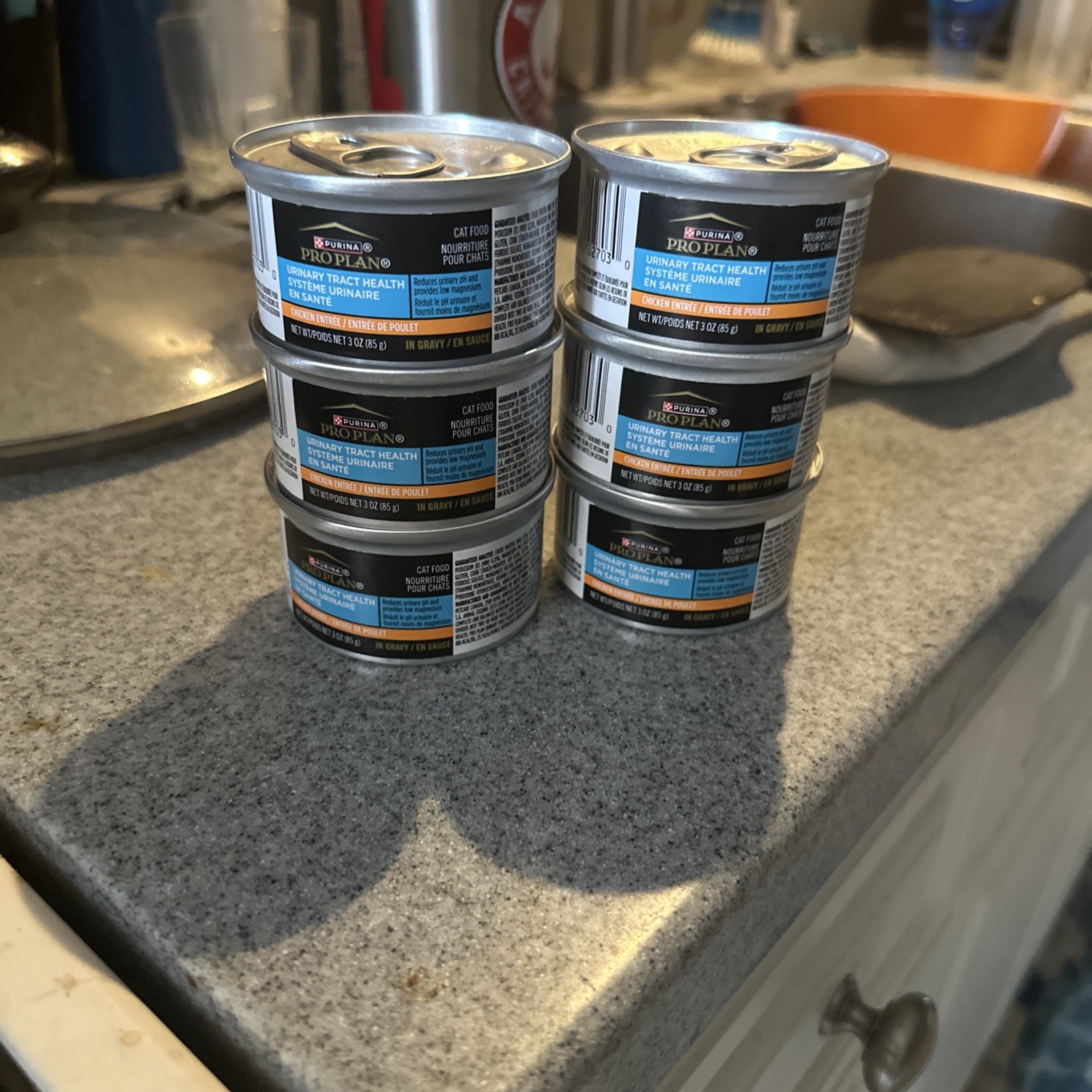 Purina Proplan Urinary Tract Health System Wet Cat Food 3oz Can Lot Of 9 Cans