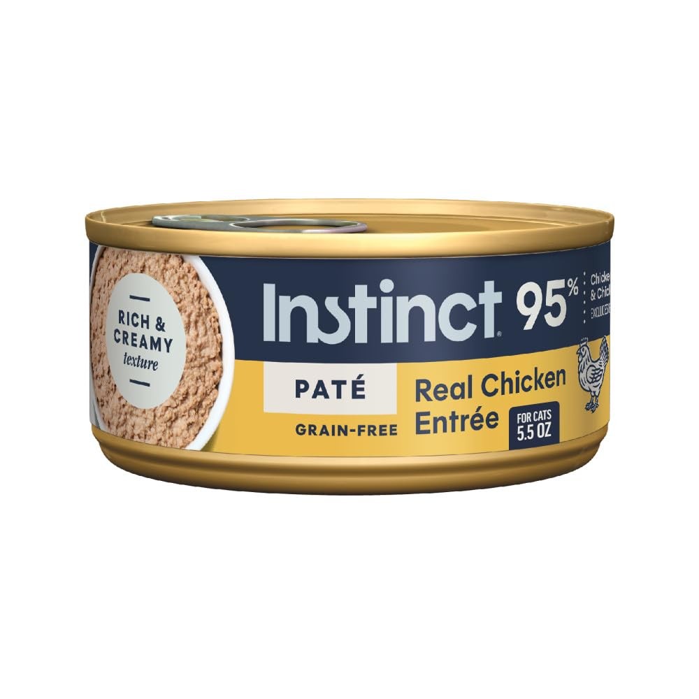 Instinct Grain Free Real Chicken Wet Canned Cat Food Original Recipe Natural