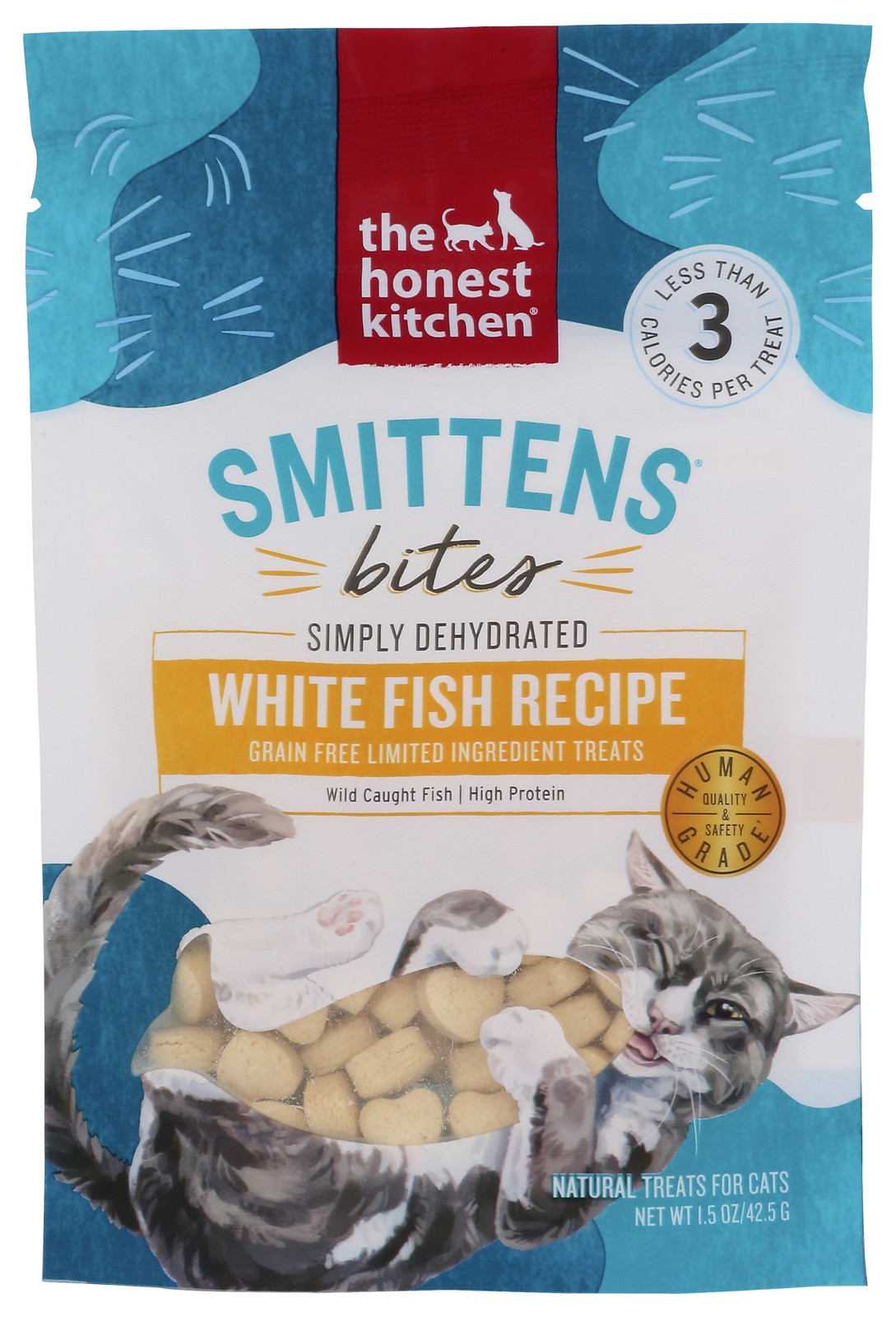 Smittens White Fish Recipe Cat Treats By The Honest Kitchen 1.5 Oz 6 Pack