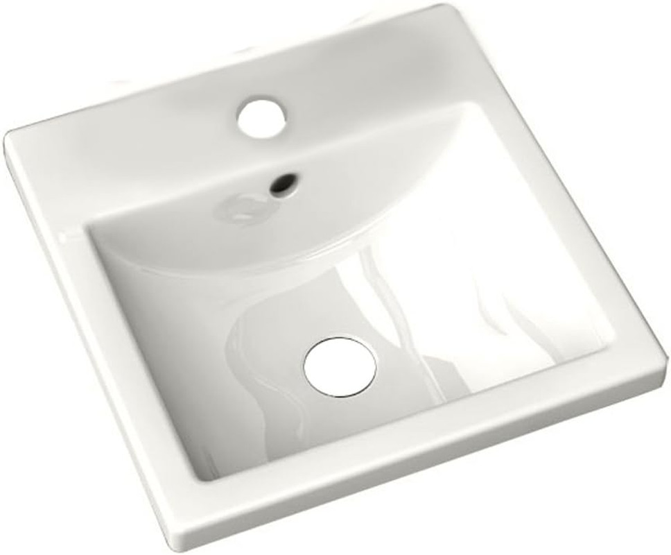 0642.001.020 Studio Care Countertop Bathroom Sink, White