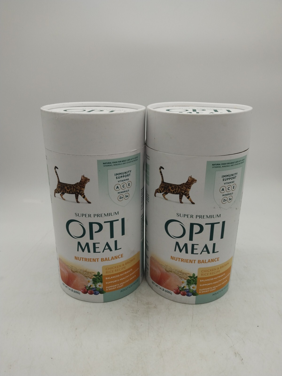2 Opti Meal Super Premium Adult Cat Food Vit Miner NEW 01/2024. 127