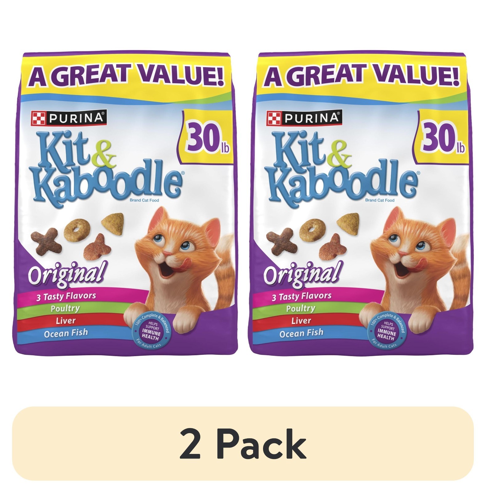 Purina Kit & Kaboodle Indoor Cat Food 30 lb 2 Pack SALE!!!